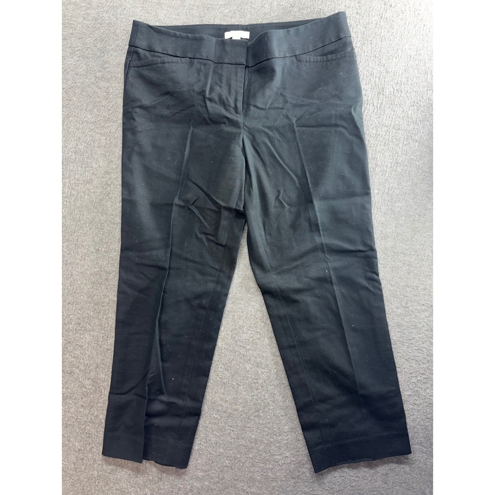 Ann Taylor LOFT Marisa Fit Black Dress Pants Trousers Womens 10P Petite